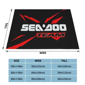 Sea Doo Ekipa Rxt Brt Logotip Morskih Uspešnosti Dirke Ulične Velikost S3Xl Več Velikosti Odejo Bedspread Posteljo Kariran Stitch