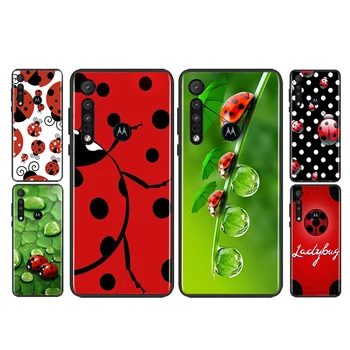 Sedem-Star Ladybug Za Motorola G8 G9 G Pisalo Moč Enega Fusion Hiper Rob E7 E6 5G Plus Igrajo Lite Primeru Telefon