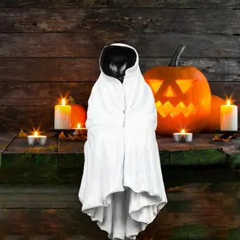 Sedi Brezosebna Človek Skulptura Smolo Halloween Party Grozo Duha Namizje Okraski Visoki Sijaj Prostem Vrt Kip