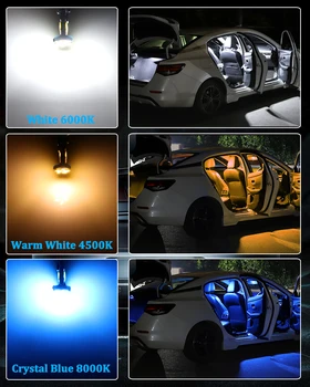 Seker Canbus LED Notranja Luč Za Citroen C2 C3 C4 Xsara Picasso DS3 DS4 DS5 2000-Danes Zemljevid Dome Prtljažnik Brez Napake Žarnice Kit