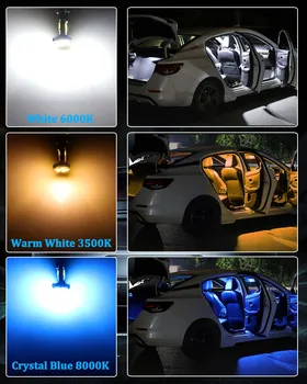 Seker Canbus LED Notranje Luči Za VW Volkswagen Touareg 7L 7P Vozila Pribor Dome Zemljevid Prtljažnik Brez Napake Žarnice Kit