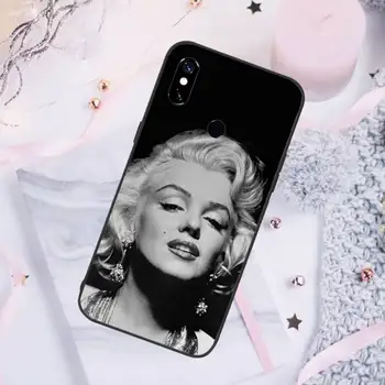 Seksi Dekleta Marilyn Monroe Primeru Telefon Za Xiaomi Redmi opomba 7 8 9 pro 8T 9S Mi Opomba 10 pro Lite