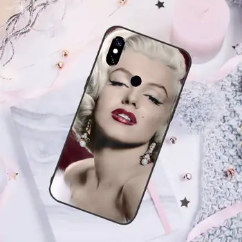 Seksi Dekleta Marilyn Monroe Primeru Telefon Za Xiaomi Redmi opomba 7 8 9 pro 8T 9S Mi Opomba 10 pro Lite