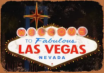 SIGNCHAT Dobrodošli v Sijajno Las Vegas Kovinski Znak Super Aluminijaste Pločevinke Prijavite 8X12 Cm