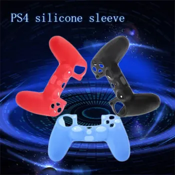 Silikonska Zaščitna torbica Za Sony PlayStation 4 PS4 Non-Slip Svetlobna nazobčenje Skp PS4 Krmilnik Varstvo Dodatki