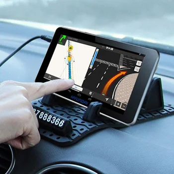 Silikonski Avtomobil, Nosilec s Parkirno Kartico Anti-slip nadzorni Plošči GPS Namizni Nosilec za Telefon Nastavek Držalo za Xiaomi Redmi sončna Očala