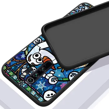 Silikonski Pokrov Disney Mozaik Šiv Princesa Za Xiaomi Redmi Opomba 10 10 9 9C 9S Pro Max 8T 9T 8 7 6 5 Pro 5A 4X 4 Telefon Primeru