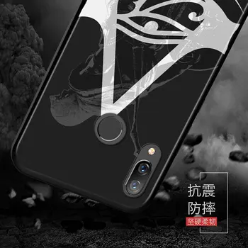 Silikonski Pokrov Morilcev Znak Za Huawei P40 P30 P20 P10 P9 P8 Lite E Pro Plus mini 2019 Črna Mehka Primeru Telefon