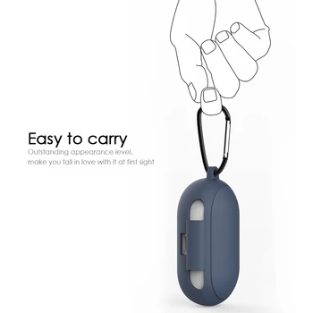 Silikonski Slušalke Ohišje Za Samsung Galaxy Brsti/Brsti+ Prah-dokazilo Zaščitna Brezžične Bluetooth Slušalke Kritje velja Za Brsti/Brsti+