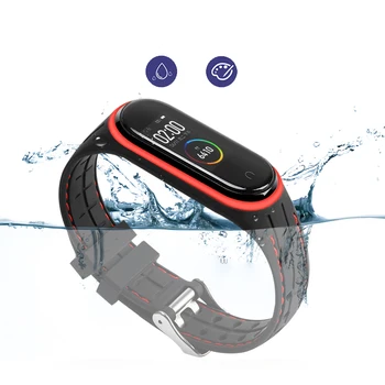 Silikonski Smart watchband Za Xiaomi Mi pasu 5 6 mi band 3 4 Šport watchband zamenjava beacelet pasu za Miband 4 5 wirst trak