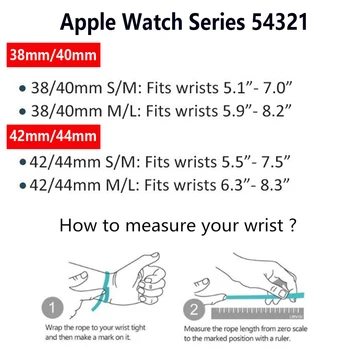 Silikonski Trak Za Apple Watch Band 40 44 38 mm 42mm Gume Dihanje Pasu Smartwatch Manšeta iWatch serie 3 se 4 5 6