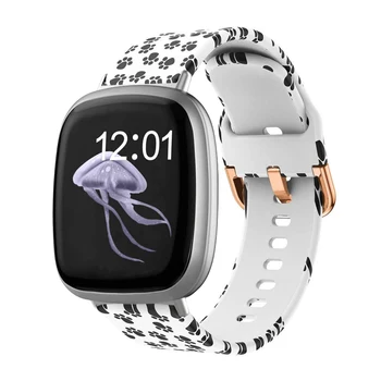 Silikonski Trak Za Fitbit Obratno 3/Fitbit Občutek Nastavljiv Watchband Zamenjava Zapestnica za fitbit versa3 Pametno Gledati Wristbelt