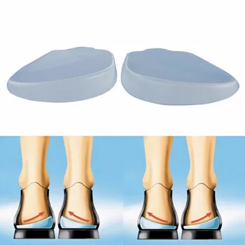 Silikonski vložki orthotics X/O-vrsta noge korektor gel blazino za pete ortopedski vložki za čevlje pad pete obliži za noge, nego