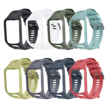 Silikonski Zamenjava Pasu Watchband Za TomTom 2 3 ISKRA Serije Runner 2 3 Serije Golfist 2 Serija Pustolovec GPS Watch Zapestnica