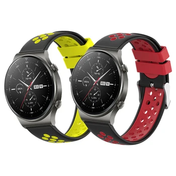 Silikonski Šport Zamenjava Dihanje Band Za Huawei Watch GT 2 Pro trak za Gledanje GT 2e >2 42mm 46mm watchbands Correa
