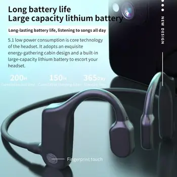 Sk3 Kostne Prevodnosti Slušalke Bluetooth Brezžične Uho Kavelj 9d Hifi Zmanjšanje Hrupa Zvok Slušalke Nepremočljiva Šport Čepkov