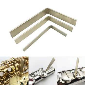 Sklop 3 Saksofon L-Oblike Tipko Set za Popravilo Instrumenta, Deli, Pribor