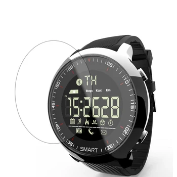 Smartwatch Kaljeno Steklo Zaščitno folijo Jasno, Varovalo Za LOKMAT MK18 Bluetooth Smart Gledati Zaslon LCD Screen Protector Pokrov