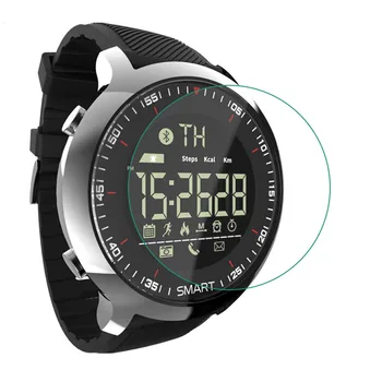 Smartwatch Kaljeno Steklo Zaščitno folijo Jasno, Varovalo Za LOKMAT MK18 Bluetooth Smart Gledati Zaslon LCD Screen Protector Pokrov