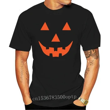 Smešno Halloween T Shirt Bučna Obraz Enostavno Kostum Jack Luč O Sablastan Zabavno Tee