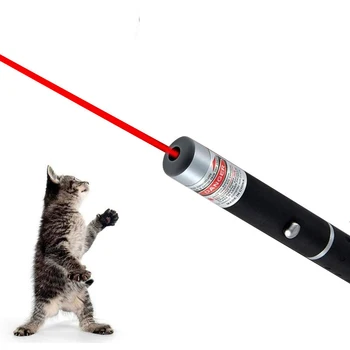 Smešno Hišne LED Laser Mačka Igrače Laser Mačka Igrače Kazalec Svetlobno Pero Interaktivna Igrača Kazalec za Delo, Poučevanje, Usposabljanje Mini Svetilka