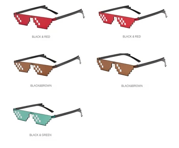 Smešno Triki Očala Thug Life Očala 8-Bitno Pixel se Ukvarjajo S TO Unisex sončna Očala sončna Očala Igrača Za Otroke, Odrasle Smešno Toys1