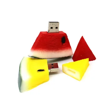 Smešno Ustvarjalne Sadje USB Flash Drive 4G, -8 G 16 G Lubenica Pen Drive 32gb 64gb Micro USB Pendrives 128GB Memory Stick U Disk