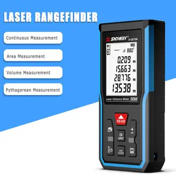 SNDWAY Laser Distance Meter Elektronski Ruleti Laser Rangefinder 50/70M/100M/120 M Laser Trak Ukrep Range Finder Orodje za Ukrep