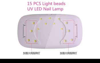 Sonce mini2 Plus Nohtov Lučka 24W UV-LED Lučka za Polnjenje po vmesniku USB Dvojno Svetlobo Prenosni Lak za Lase Manikura Stroj Nail Art Orodje za Domačo Uporabo