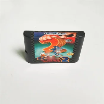 Soniced Igro Hedgehog 2 - ZDA Pokrov Z Drobno Polje 16 Bit MD Igra Kartice za Sega Megadrive Genesis Video Igra Konzola