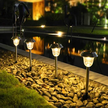Sončne Luči LED Prostem Krajine Razsvetljavo Nepremočljiva Vrt Svetlobe Travnik Svetlobe, Terasi, Dvorišču, Hodnik, Ulica Dekoracijo