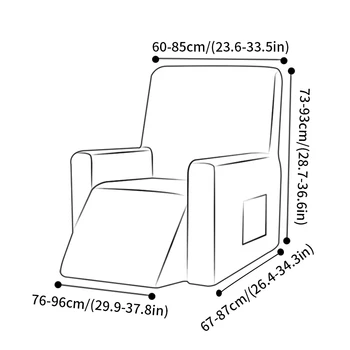 Spandex Počivalnik Kritje Slipcover 3D Digitalni Geometrijske Natisnjeni izposoja Ležalnikov Kavč Kritje za dnevno Sobo Elastična Kavču Fotelj Zajema