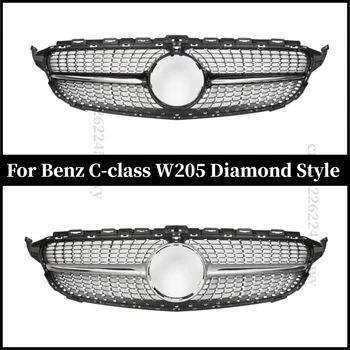 Spredaj Žar Za Mercedes Benz C Razred W205-2019 C180 C200 C260 C300 L Diamond GT AMG Stil W205 Sprednji Odbijač Šport Barvah