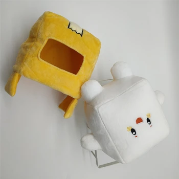 Srčkan lankybox plišastih igrač risank anime plišastih lutka izmenljive robot plišastih igrač polnjene blazino lutke otrok darilo za rojstni dan lutka igrača