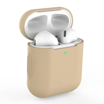Srčkan Mehko Silikonsko Ohišje Za Apple Airpods 1/2 Shockproof Cover Za Apple AirPods 2/1 Slušalke Primerih za Letalski Stroki Zaščitnik Primeru