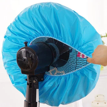 Srčkan risani fan cover all-inclusive okrogli električni ventilator zaščitni pokrov, namizni ventilator pokrivajo tla, električni ventilator prahu kritje