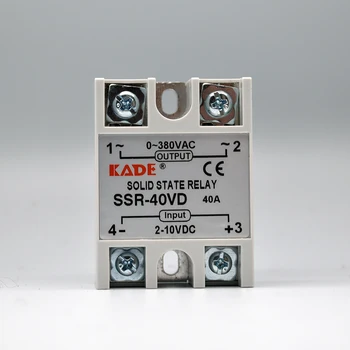 SSR-10VD 25VD 40VD 50VD enofazni regulator napetosti 25A 10A 50A 40A napetosti vhod 2-10Vdc radiator