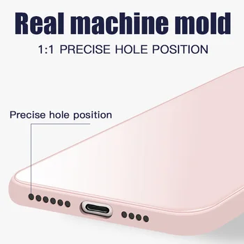 Steklo Ohišje Za iPhone 12 11 Pro X XS Max XR SE 2020 6s 7 8 Plus Praske Odpornega Anti-Padec Pisane Zadnji Pokrov Zaščitni ovitek