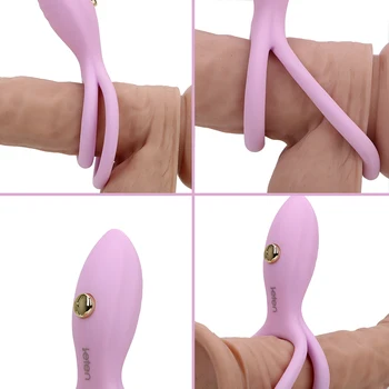 Strapon Penis Vibratorji za Moške, Ženske Klitoris Stimulator Anal Masaža Cockring Erotično Pralni Sex Igrače Odraslih Blaga Par Orodje