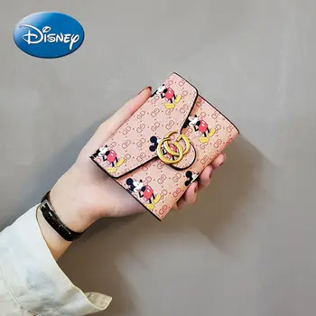 Strip Disney Mickey Mouse Denarnice Dame Moda Kratke Srčkan Majhen Kovanec Torbici Za Kartico Sim Denarnice Kartice Skladiščenje Vrečka