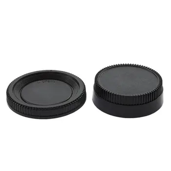 Strokovno 58*22 mm Fotoaparat Plastično Črno Telo Pokrov + Zadnji pokrovček, Kape Kritje za Vse Nikon DSLR Fotoaparat