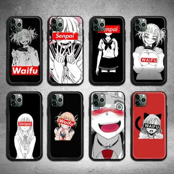 Sugoi Senpai Anime Waifu Primeru Telefon za iphone 12 pro max 11 pro XS MAX 8 7 6 6S Plus X 5S SE 2020 XR primeru