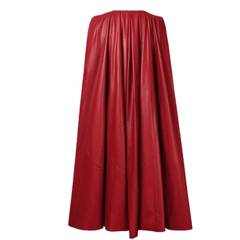 Super Gril Kara Cape Cosplay Kostum Za Odrasle Ženske Halloween Rdeče Ogrinjalo In Pribor Za Oblačila