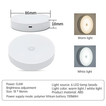 SXZM USB Polnilna LED Nočna Lučka Stepless Zatemnitev Brezžični varčevanje z Energijo Svetilke Za Dom, Spalnica, Kabinet Razsvetljavo