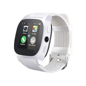 T8 Bluetooth Šport Pametno uro S Kamero Whatsapp Podpira TF KARTICE Sim Klicne Smartwatch Za Android Telefon Pedometer Smart Weara