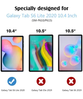 Tablični Primeru Za Samsung Galaxy Tab S6 Lite 10.4 2020 P610 Zaščitna Primeru smart zbudi spanje za Galaxy Tab S6 Lite P610 P615