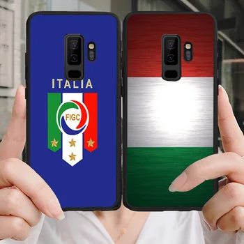 Telefon Primeru Za Italijo FC Insigne Za Samsung Galaxy S10 S20 S8 S7 Rob DIY Črno Mehko TPU Za A9 C10 J7 Upoštevajte, 20 Opomba 8 9 Opomba