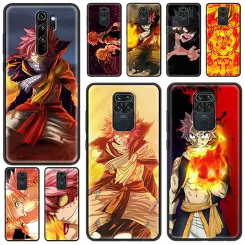 Telefon Primeru Za Xiaomi Redmi Opomba 9S 8 8T 9 7 Pro 7A 8A 9A 9C 6A K30 K20 Pro Silicij Črno Lupino Kritje Manga Fairy Tail Anime