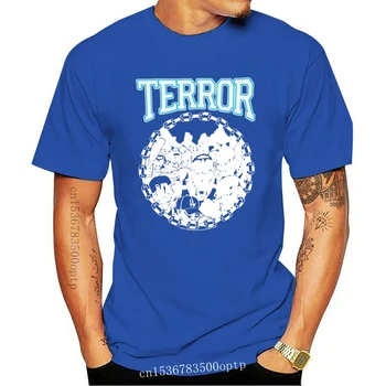 Teror Moške Thugs T-Shirt Črna Smešno Tee Shirt Novo Modno Oblikovanje Za Moške, Ženske