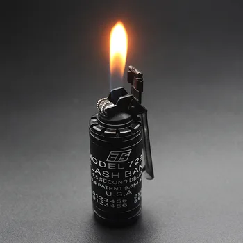 TH Ustvarjalne vojaške majhen model Dim bomba napihljivi lažji majhno bombo kolo odprtega plamena vžigalnika
